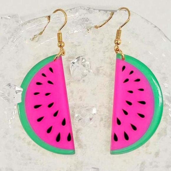 🍉 Watermelon Earrings 🍉 - Picture 3 of 4